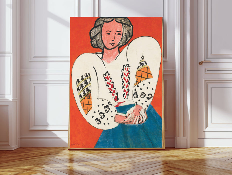 Henri Matisse Woman in Hat Portrait Art Print