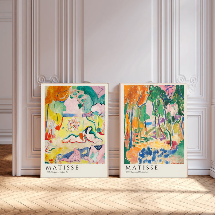 Matisse Landscape Set Of Two Art Prints