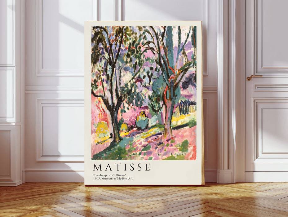Henri Matisse Abstract Tree Landscape Art Print