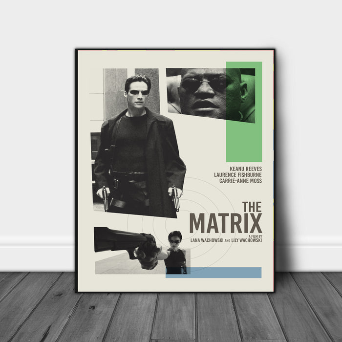 The Matrix Retro Movie Art Print