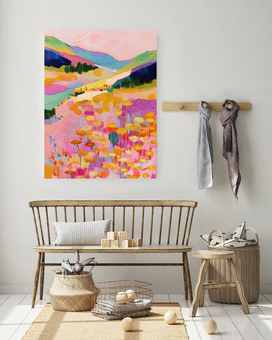 Botanical Vibrant Landscape Art Print