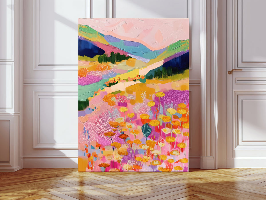 Botanical Vibrant Landscape Art Print
