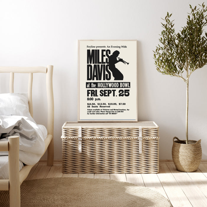 Miles Davis Jazz Concert Art Print