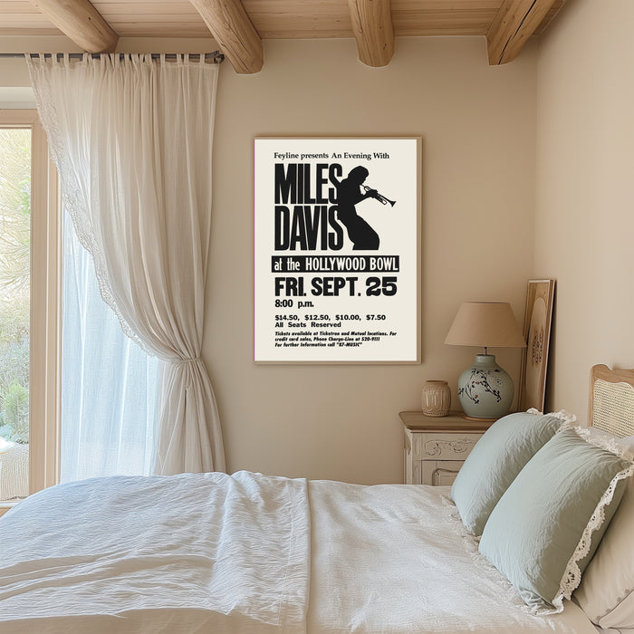 Miles Davis Jazz Concert Art Print