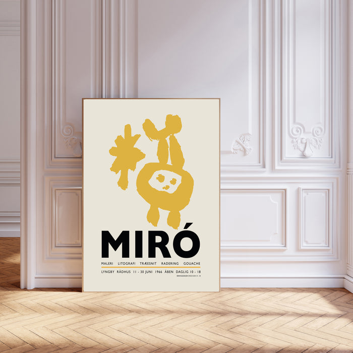 Joan Miro Yellow Art Print