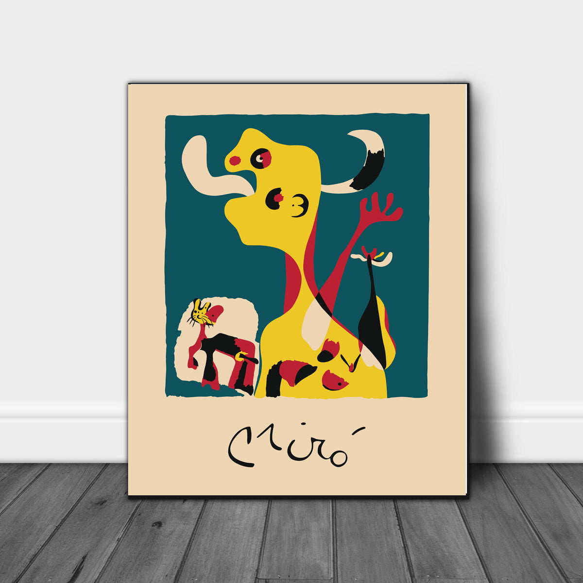 Check Out Miro Abstract Art Print Online Stanley Street Studio   Miro9456 1200x1201 