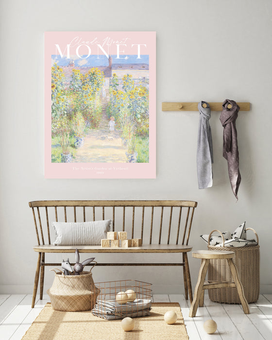 Claude Monet 'The Artists Garden' Art Print