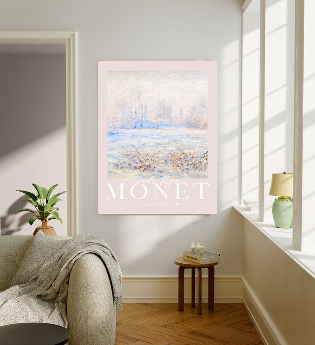 Claude Monet Frost Near Vetheuil Art Print