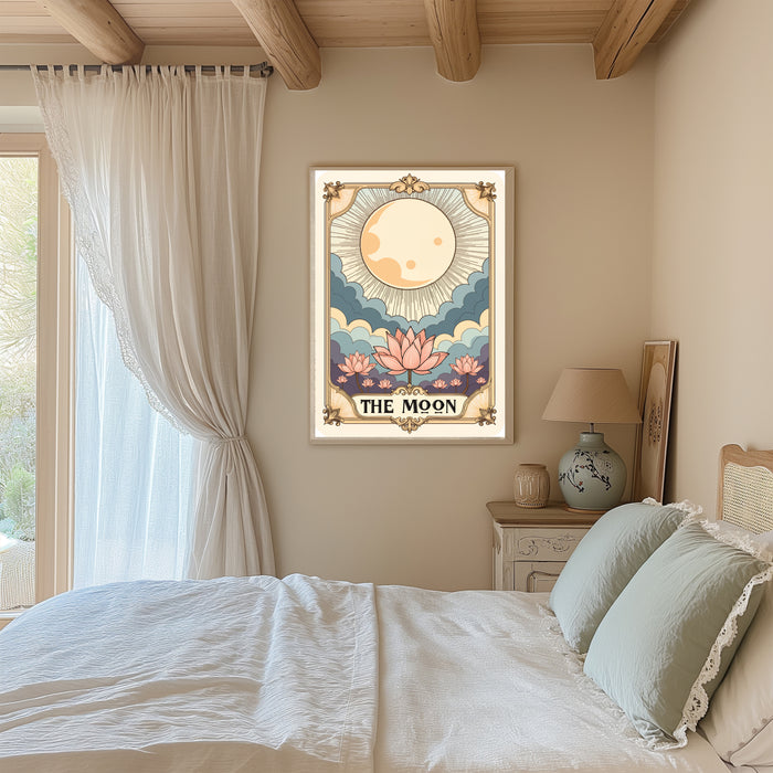 Moon Tarot Celestial Card Art Print