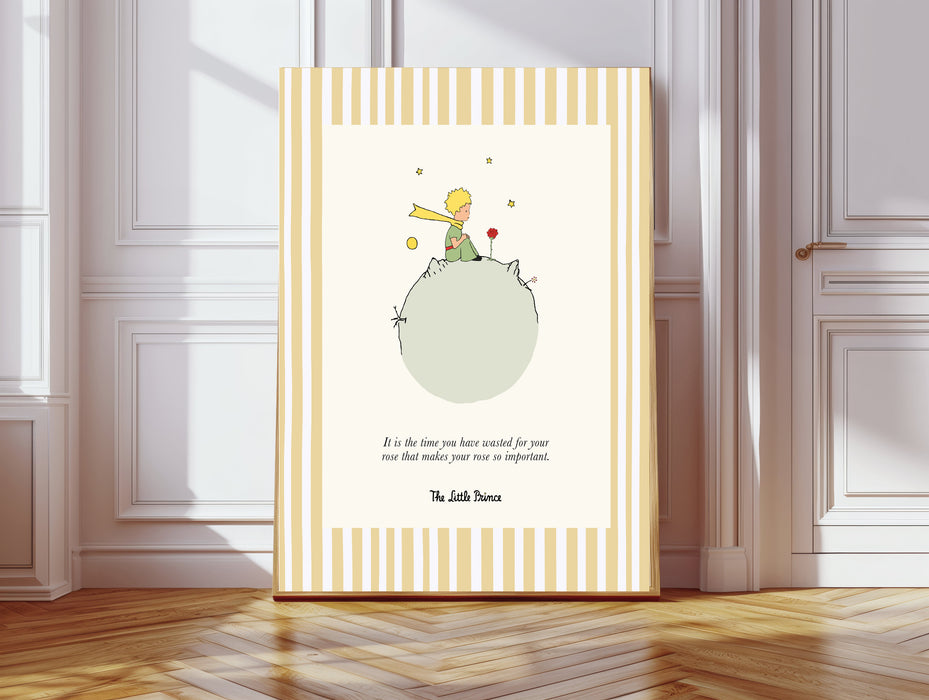 The Little Prince Vintage Children's Book Cover Art Print