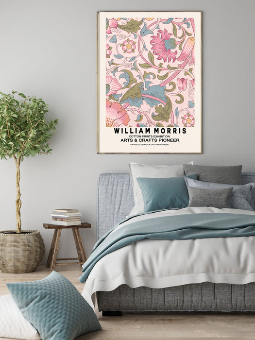 William Morris Pink Meadow Art Print