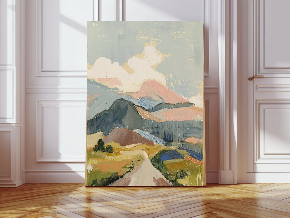 Moutain Landscape Travel Art Print