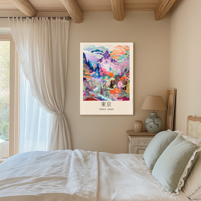 Japanese Mountains Art Print