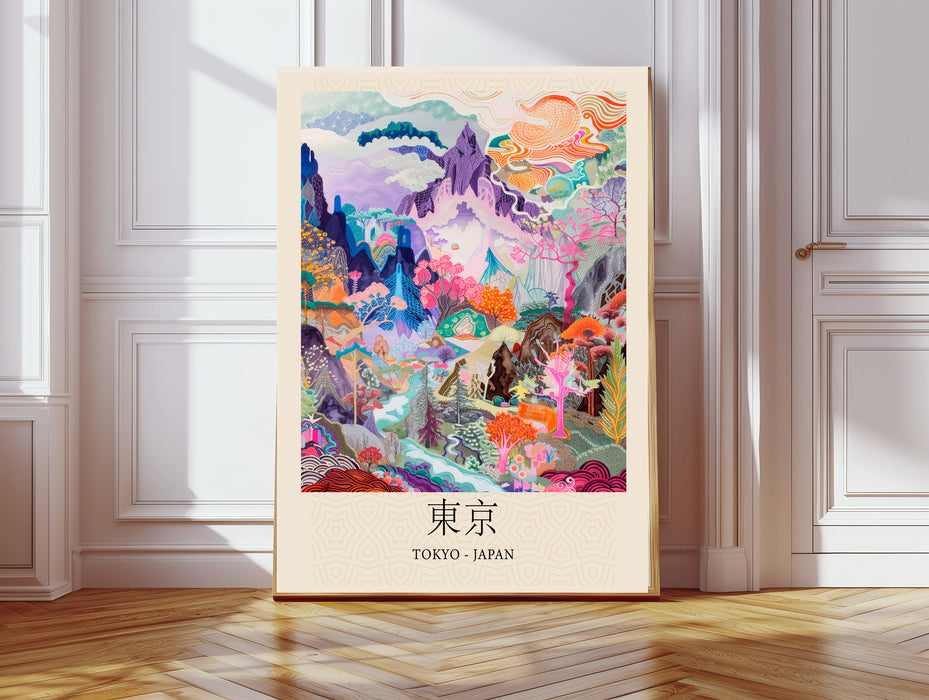 Japanese Mountains Art Print