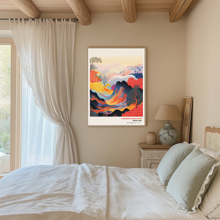 Japanese Grasslands Art Print