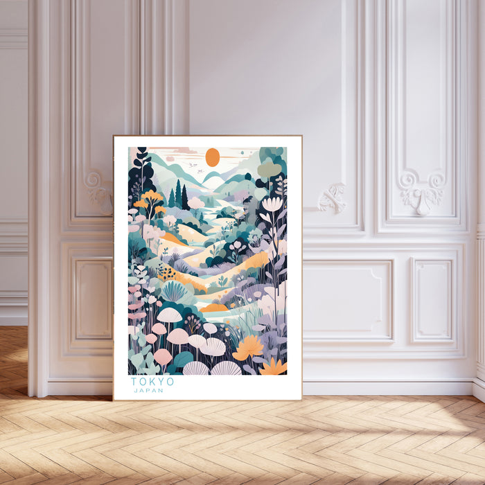 Japan Tokyo Mountains Art Print