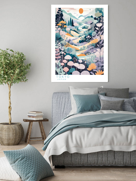 Japan Tokyo Mountains Art Print