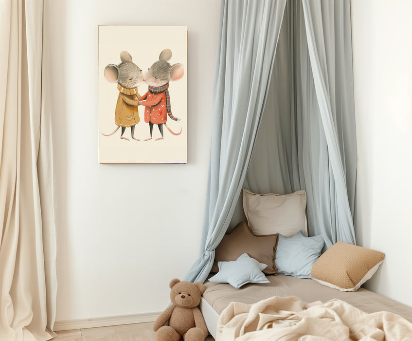 Cute Mouse Nursery Art Print