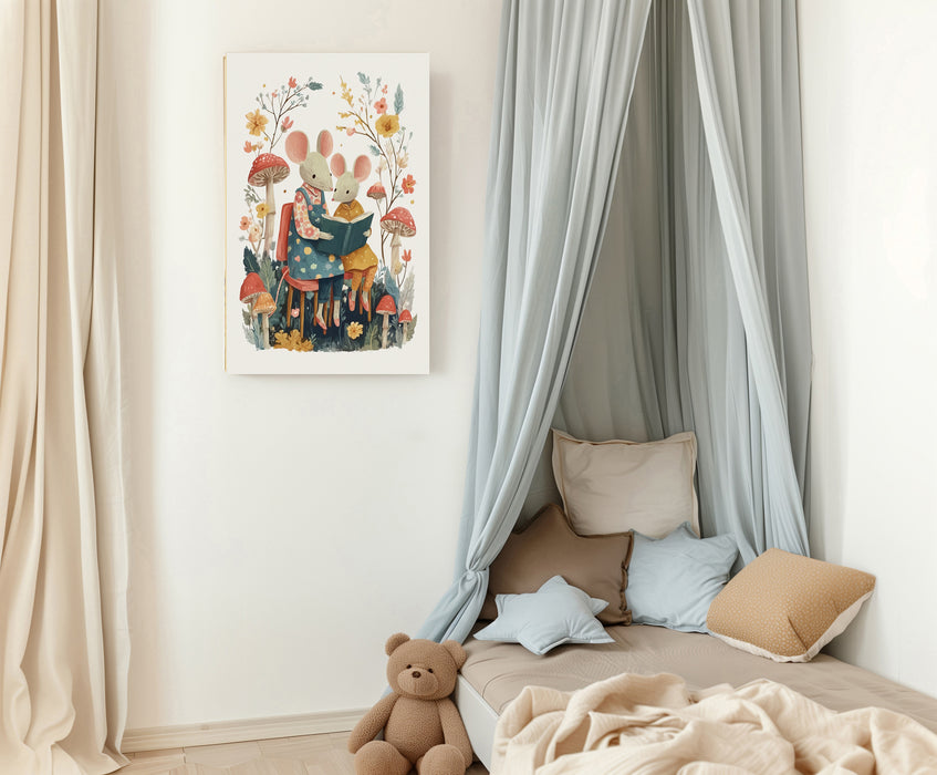 Rabbit Rabbit Book Nursery Art Print