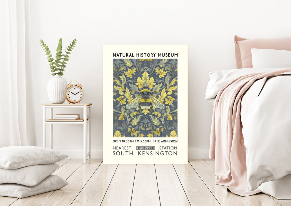 Natural History Bee  Museum Art Print