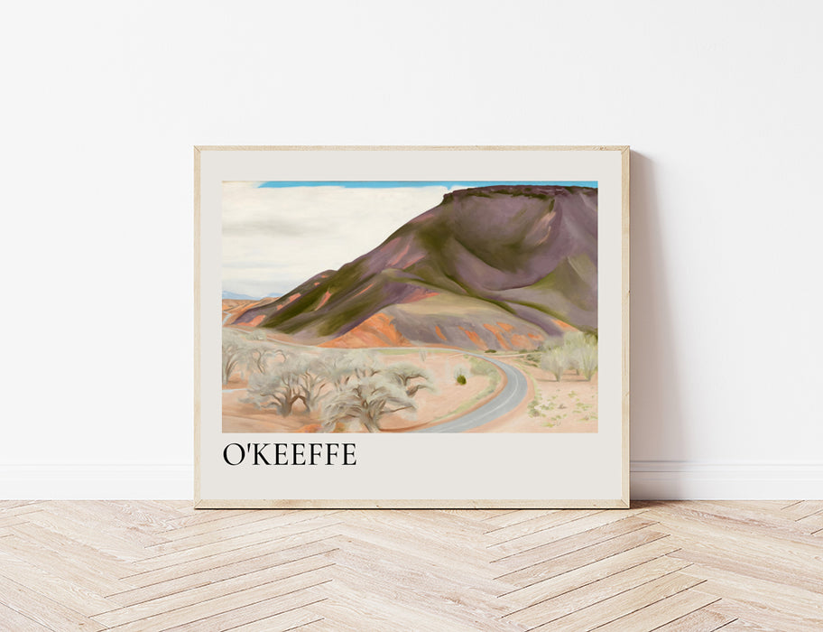 Georgia O'Keeffe Landscape Art Print