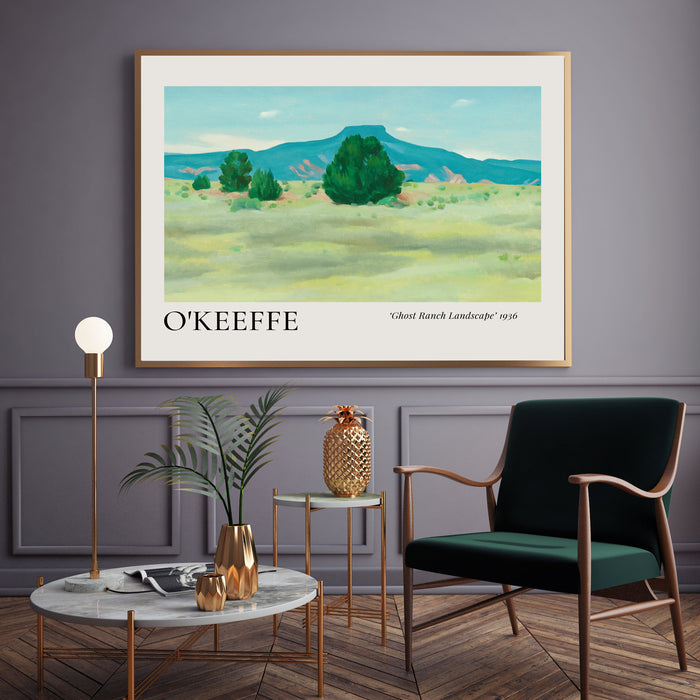 Georgia O'Keeffe  Landscape Wall Art Print