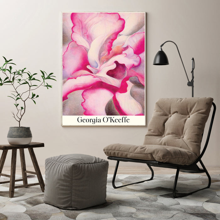 Georgia O'Keeffe Pink Flower Art Print