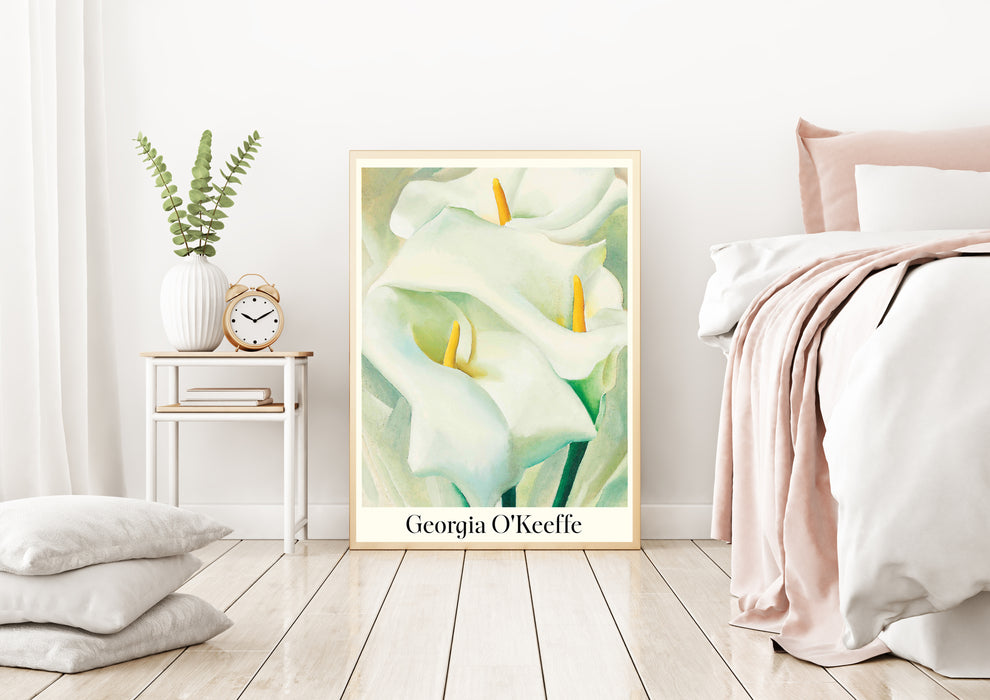 Georgia O'Keeffe White Lily Flower Art Print