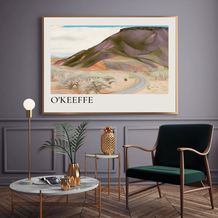 Georgia O'Keeffe Landscape Art Print