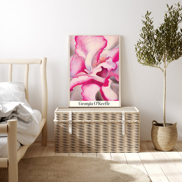 Georgia O'Keeffe Pink Flower Art Print