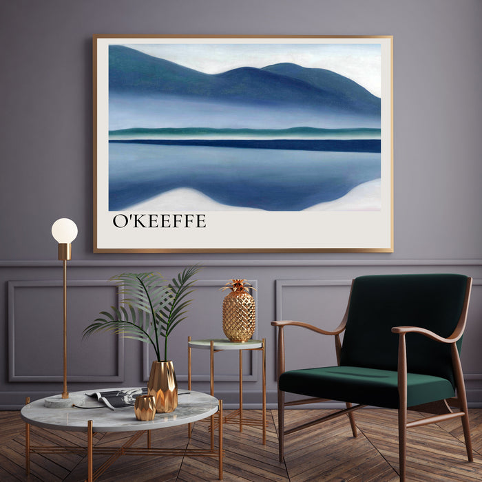 Georgia O'Keeffe Landscape Sea Art Print