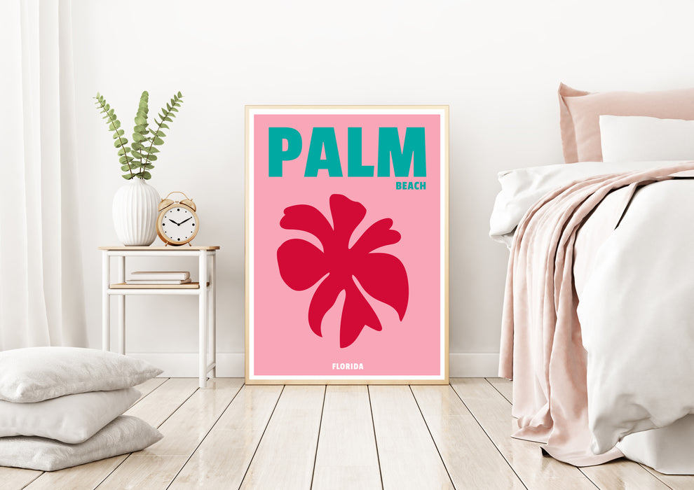 Palm Beach Travel Art Print