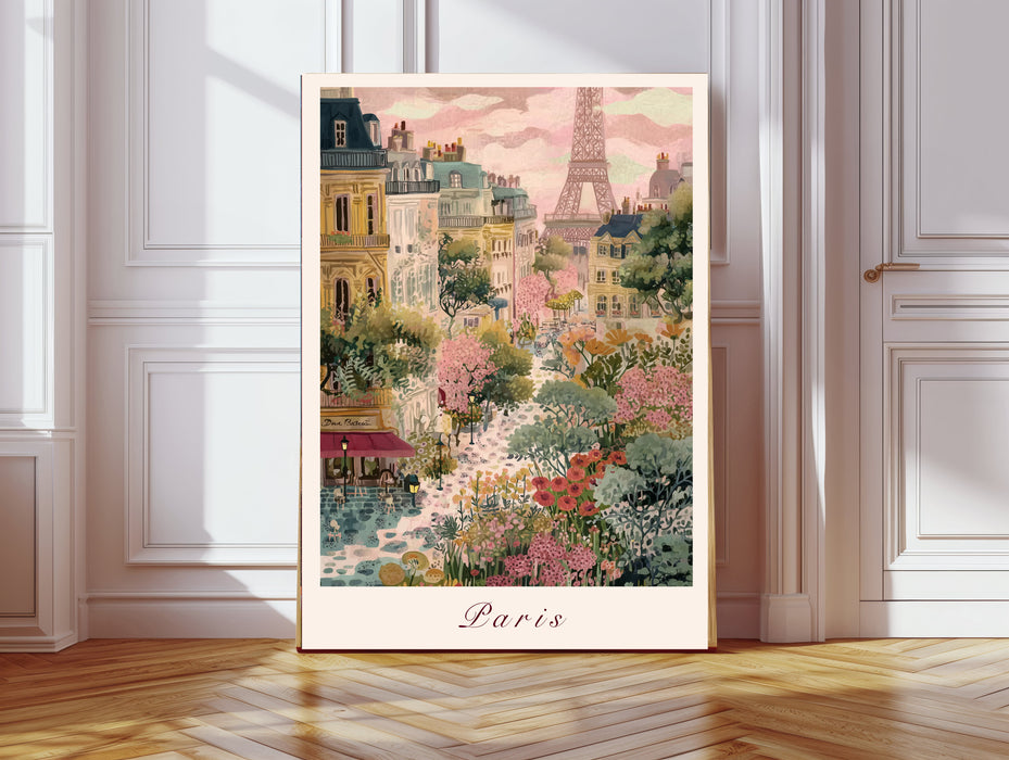 Paris France Travel Art Print | City of Light Wall Art