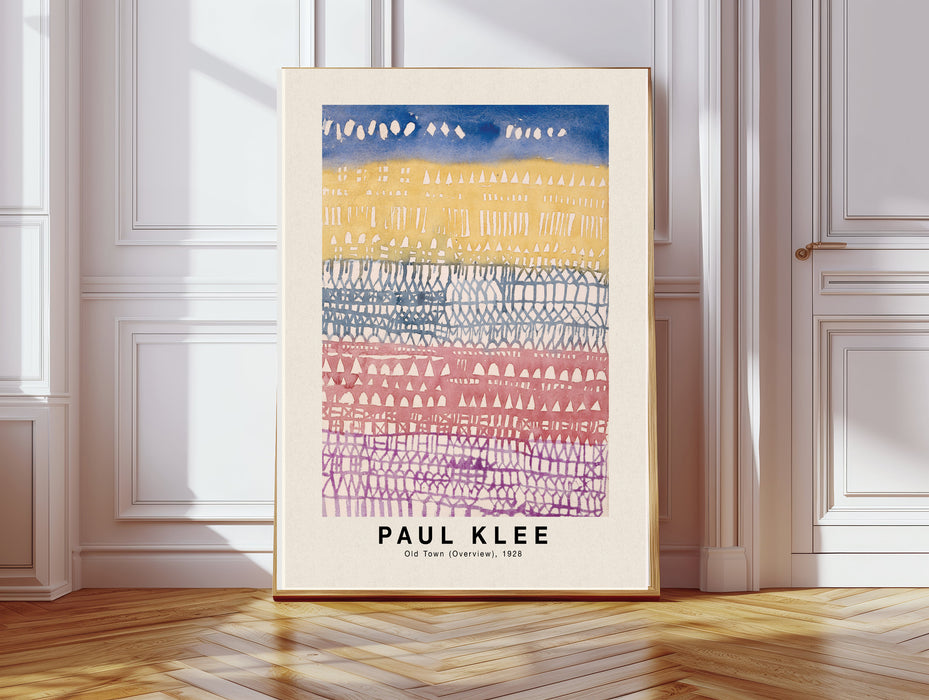 Paul Klee 'Old Town' Art Print