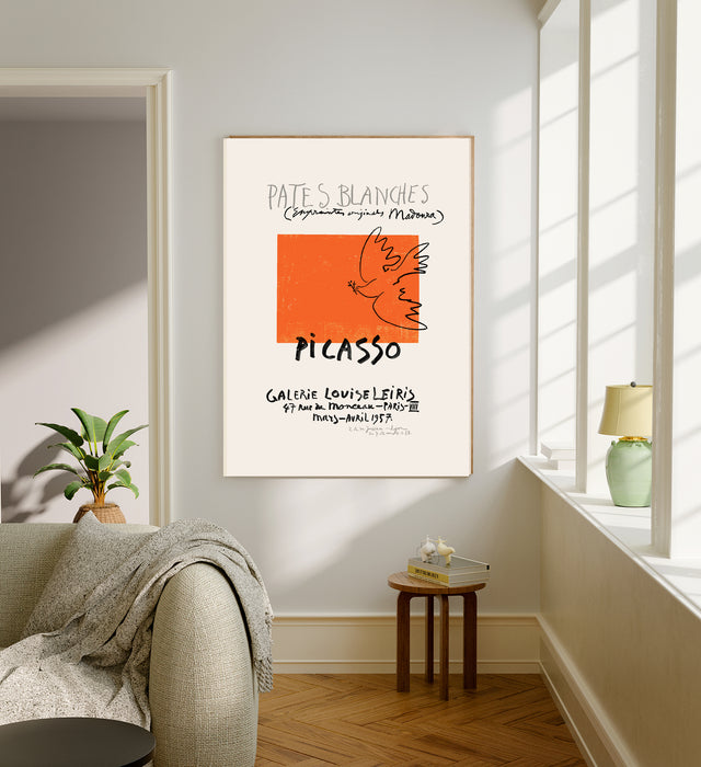 Picasso Pates Blanches Exhibition Art Print