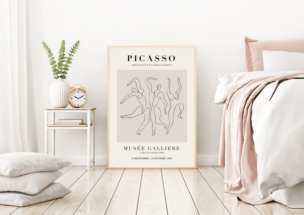 Picasso Dancers Exhibition Art Print