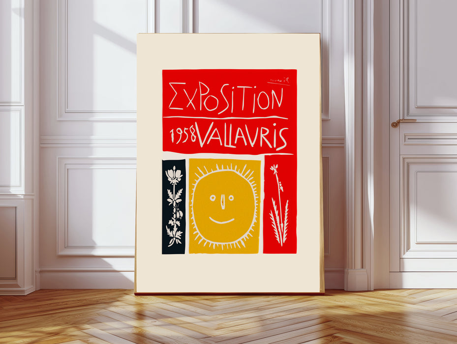 Pablo Picasso, Exposition Vallauris, 1958 Exhibition Art Print