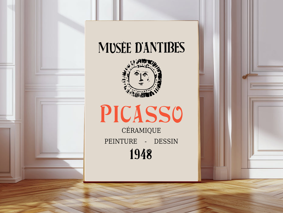 Picasso Exhibition Museum Art Print