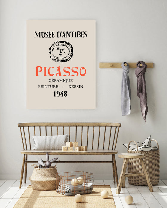 Picasso Exhibition Museum Art Print