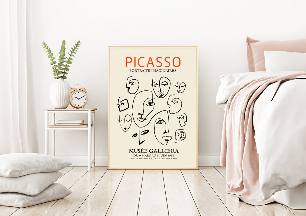 Picasso Abstract Faces Art Print