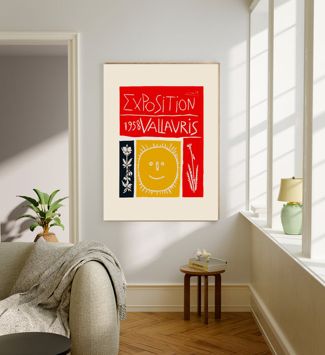 Pablo Picasso, Exposition Vallauris, 1958 Exhibition Art Print