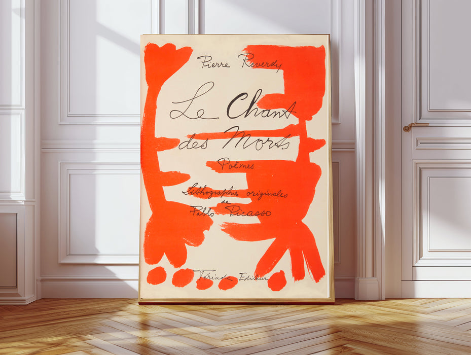 Picasso Le Chants Des Morts  Exhibition Art Print