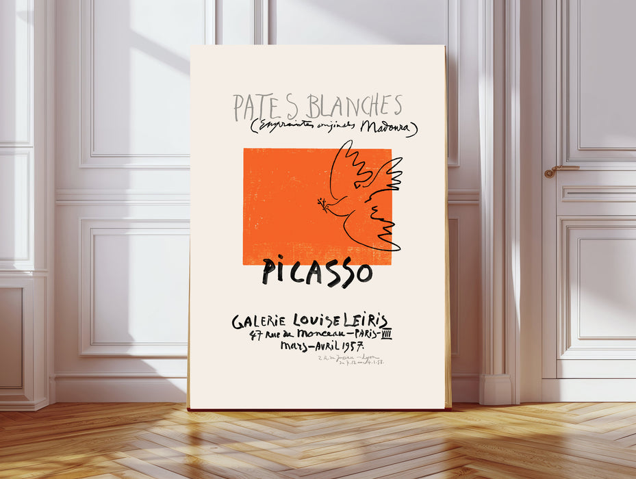 Picasso Pates Blanches Exhibition Art Print
