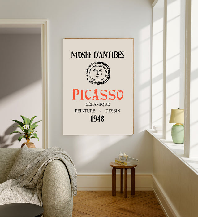 Picasso Exhibition Museum Art Print