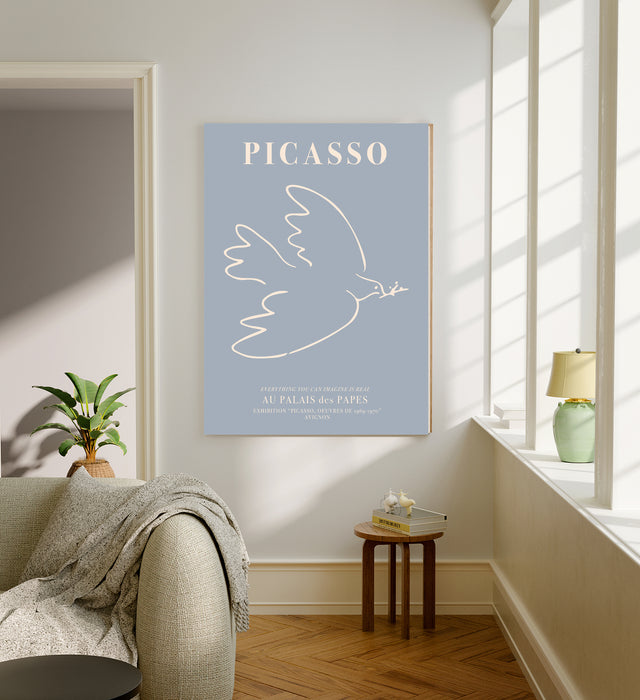 Picasso Blue Dove of Peace Art Print