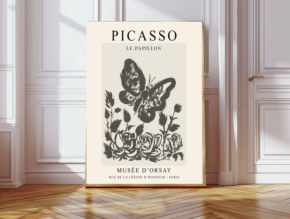 Pablo Picasso Butterfly Art Print