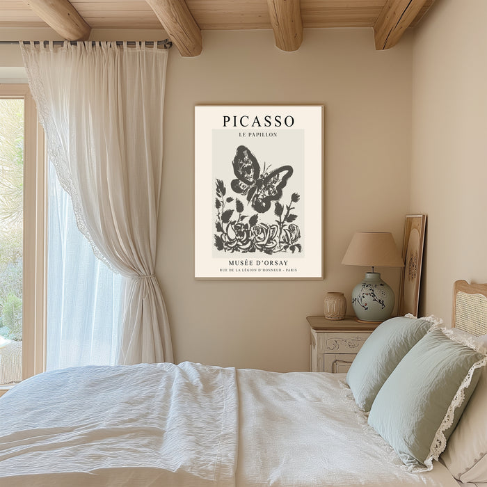Pablo Picasso Butterfly Art Print