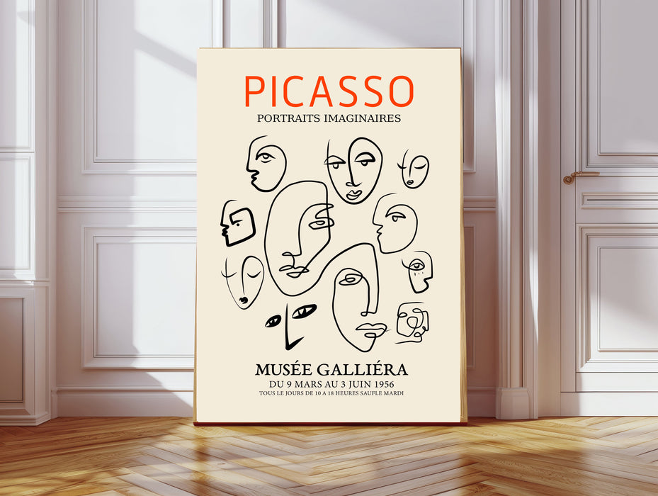 Picasso Abstract Faces Art Print