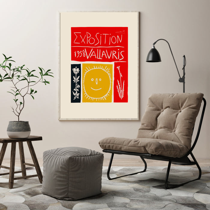 Pablo Picasso, Exposition Vallauris, 1958 Exhibition Art Print