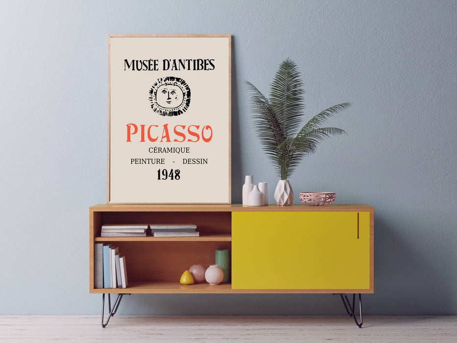 Picasso Exhibition Museum Art Print